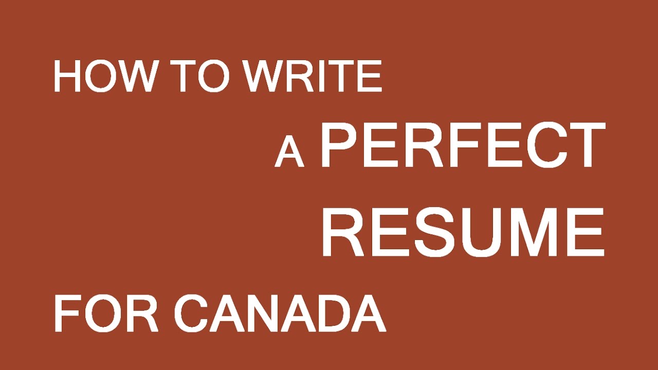 Resume for employment in Canada. Basic info. LP Group