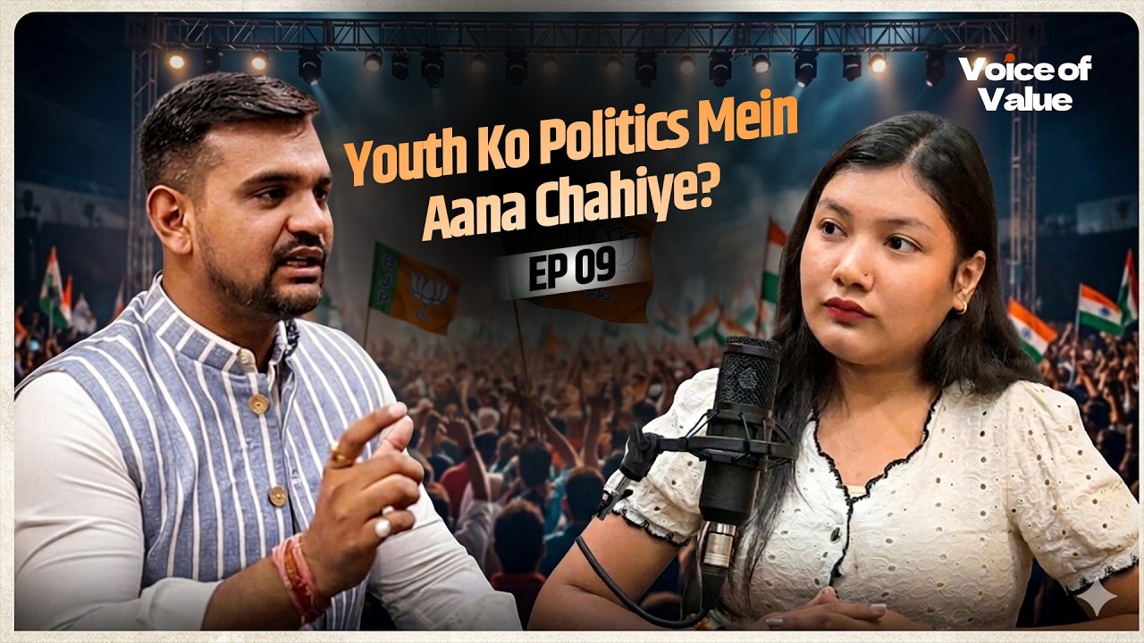 Youth Ko Politics Mein Aana Chahiye? | Sachin Thakur BJP | #YouthPower #Leadership #PodcastIndia