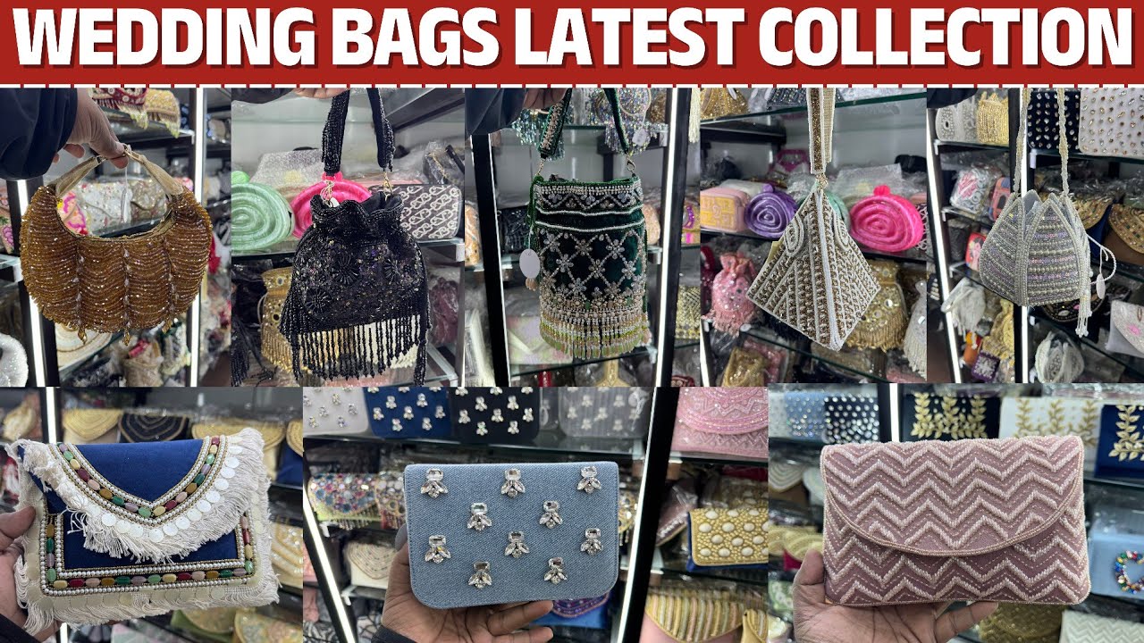 शादी का पर्स 🔥 Bridal Ladies Fancy Bags Purse for Wedding | Bags & Purse Wholesale Market Delhi