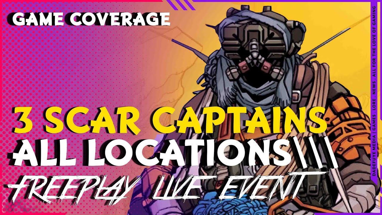 Anthem Scar Infestation Live Event | Where to Find All 3 Named Scar Captains/Bosses