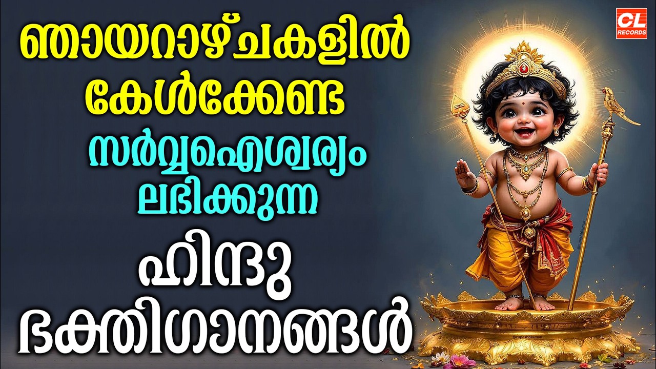ഞായറാഴ്ച ദിവസം കേൾക്കേണ്ട ഹിന്ദു ഭക്തിഗാനങ്ങൾ  | Hindu Devotional Songs Malayalam | Jukebox