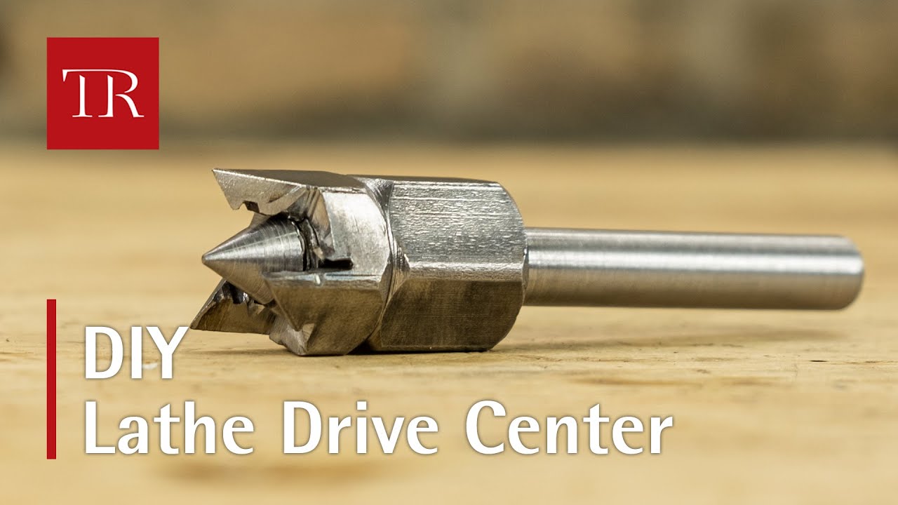 DIY Woodturning Lathe Drive Center | Homemade Drive Spur