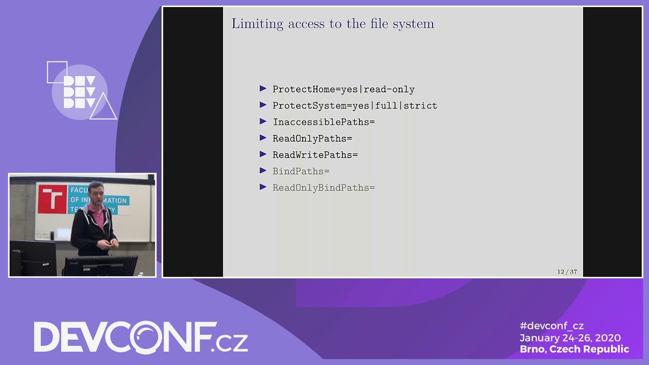 Using systemd features to secure services - DevConf.CZ 2020