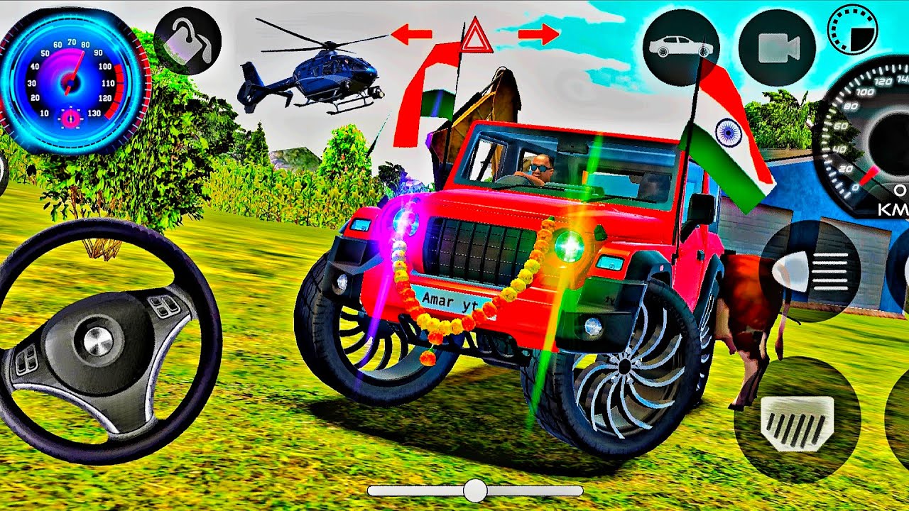 Dollar (Song) Modified Mahindra Black Thar👿 || Indian Cars Simulator 3D || Android Gameplay Part 10
