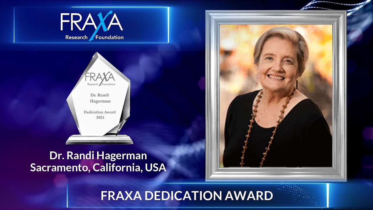 FRAXA Dedication Award 2021 - Dr. Randi Hagerman