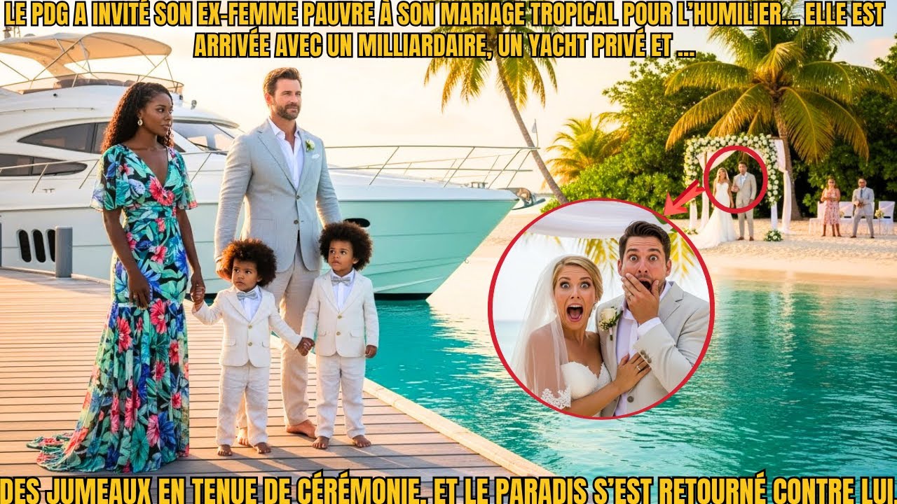 Le PDG a invité son ex-femme pauvre pour l’humilier… Elle est arrivée avec un yacht privé, un millia