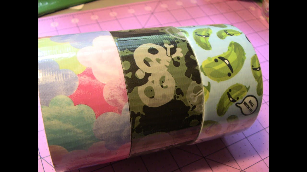 *New* Cotton Candy, Camo Skulls, and Pickle duct tape!