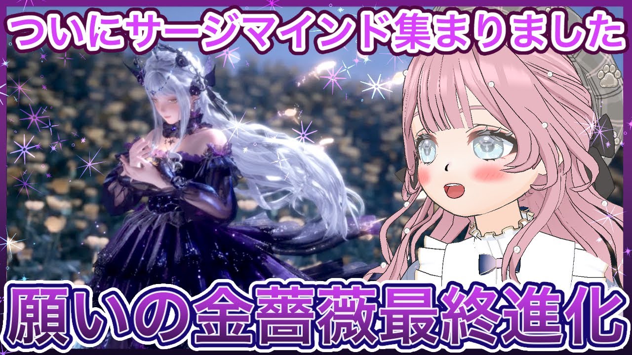 【インフィニティニキ】念願の願いの金薔薇最終進化していきます✨🌹