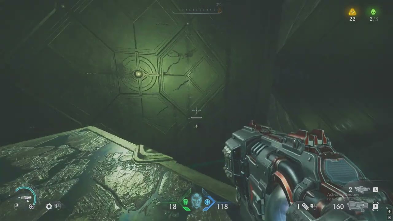 Rotating puzzle room solved (DOOM the Dark ages)