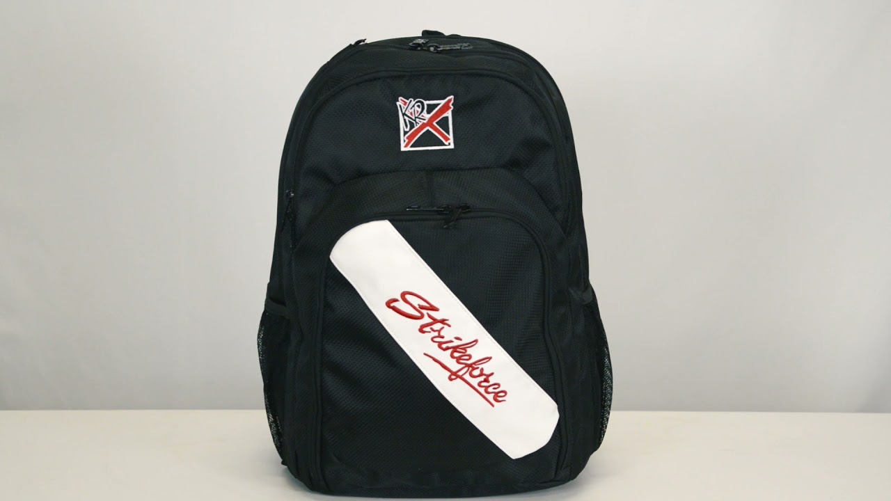 KR Strikeforce Fast Bowling Backpack Black/White