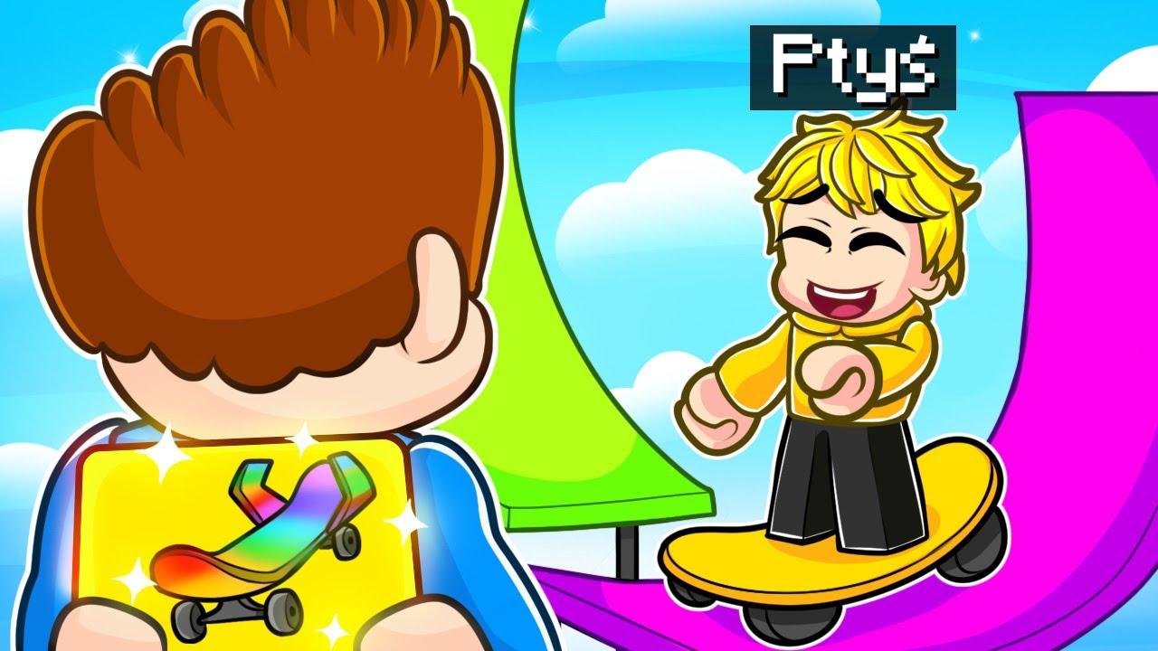 UDAJE NOOBA a potem UŻYWAM NIELEGALNEJ DESKI za 100,000 ROBUX w Roblox