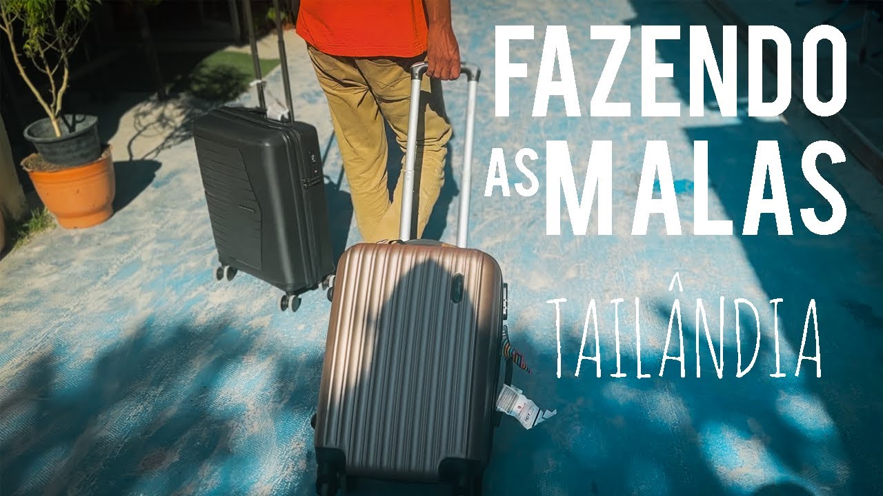 O que eu Levei pra quase 1 mês na Tailândia • Fazendo as Malas comigo! | Fer Rebello