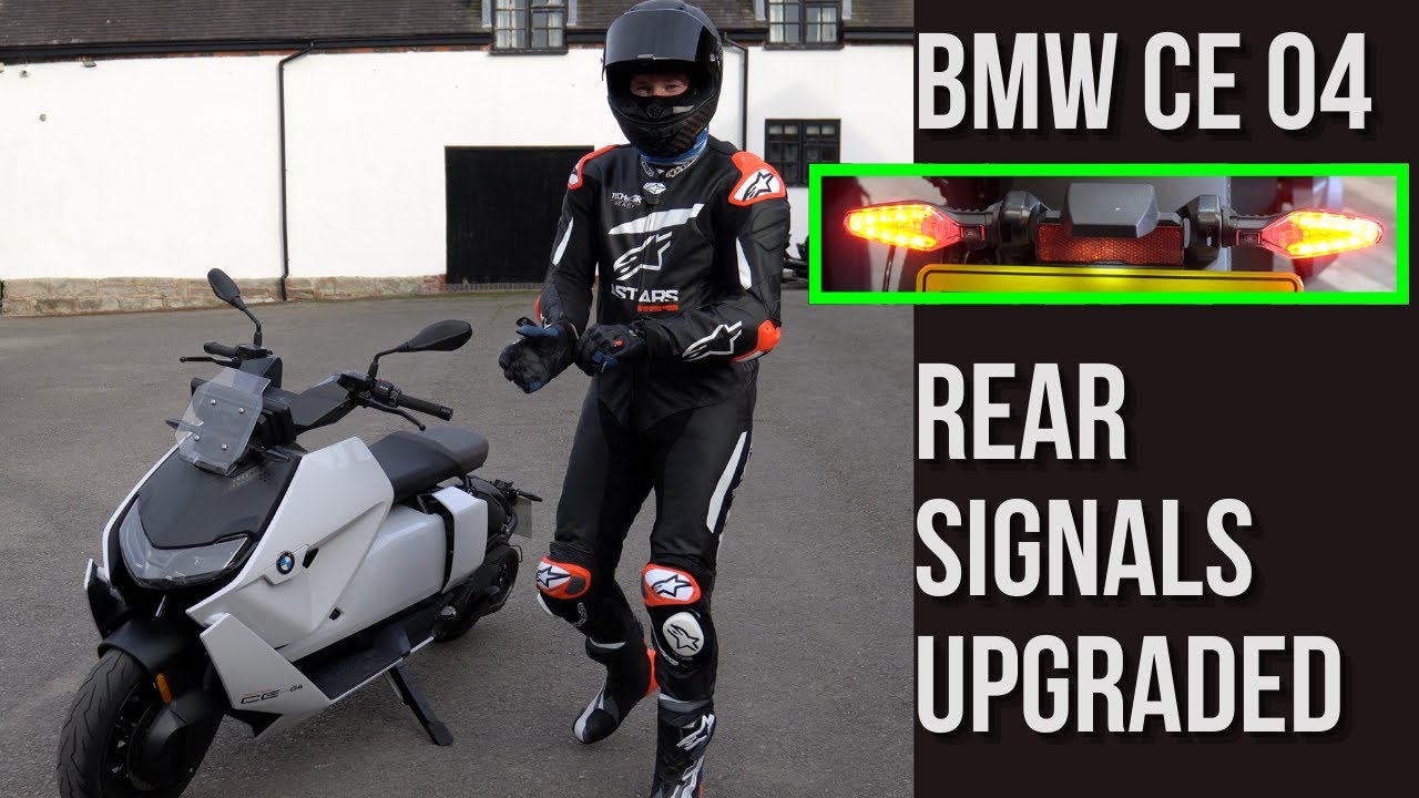 BMW CE04 Scooter - Rear Multifunctional Signals Upgraded