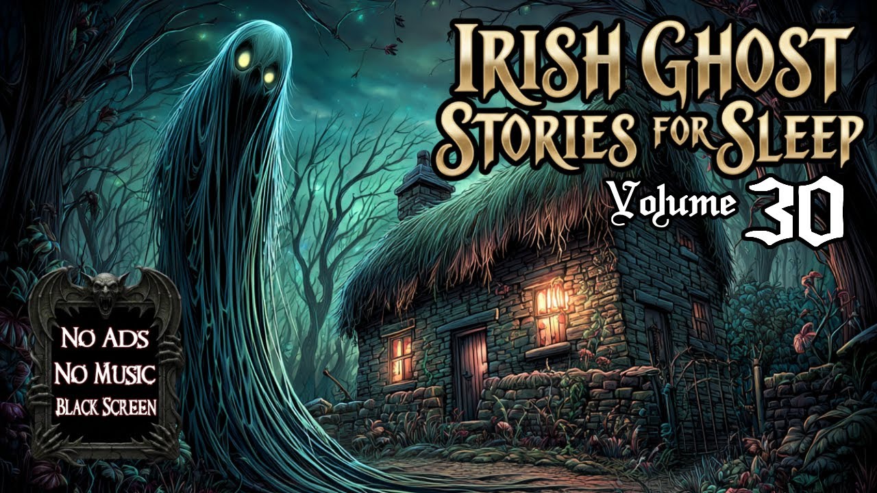 Irish Ghost Stories for Sleep - Vol. 30 (No Ads, No Music) 👻