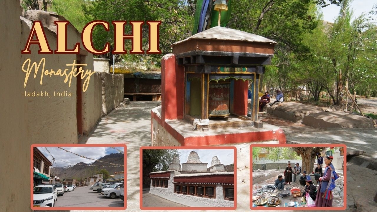 Walking tour to explore Alchi Monastery and the small village nearby #lehladakhtourism #travel