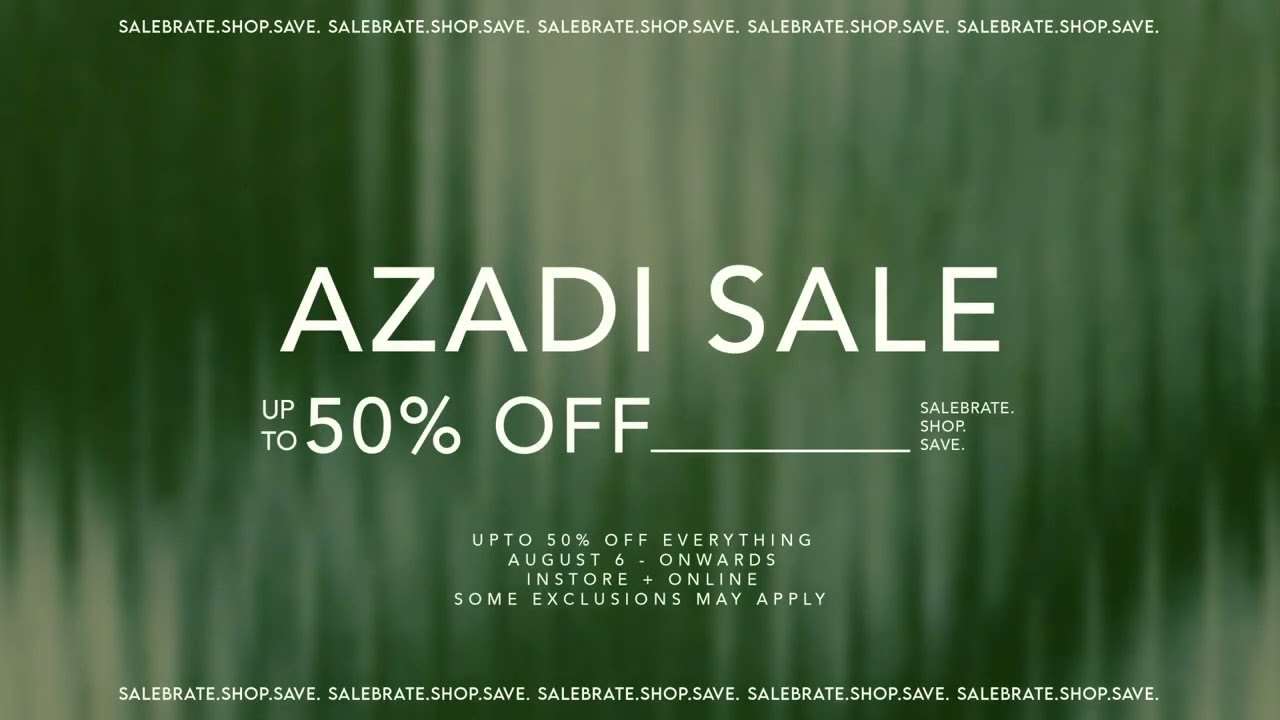 Azadi Sale 2026 | Up to 50% Off