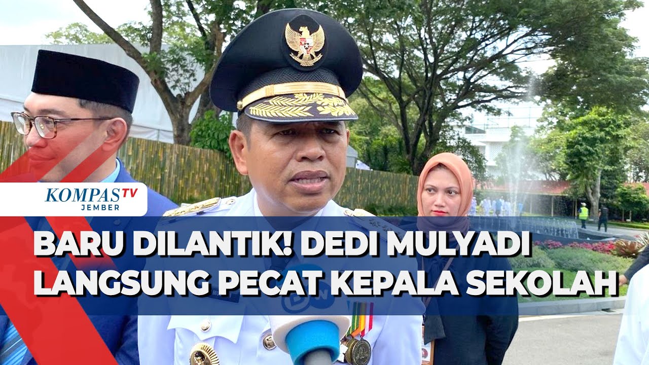 Baru Dilantik, Dedi Mulyadi Langsung Pecat Kepala SMAN 6 Depok