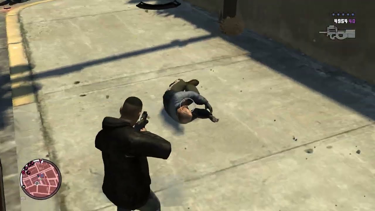 GTA 4 TBOGT - Medical Center Russian Mafia Shootout + Six Star Escape