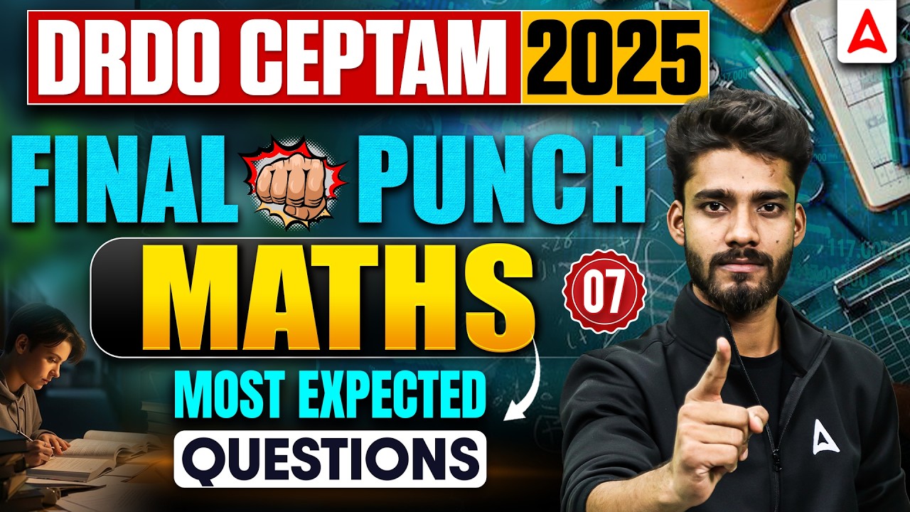 SSC JE | DSSSB JE | NCL 2026 | Maths Classes | Rankers Series | Day 07 | By Prashant Sir