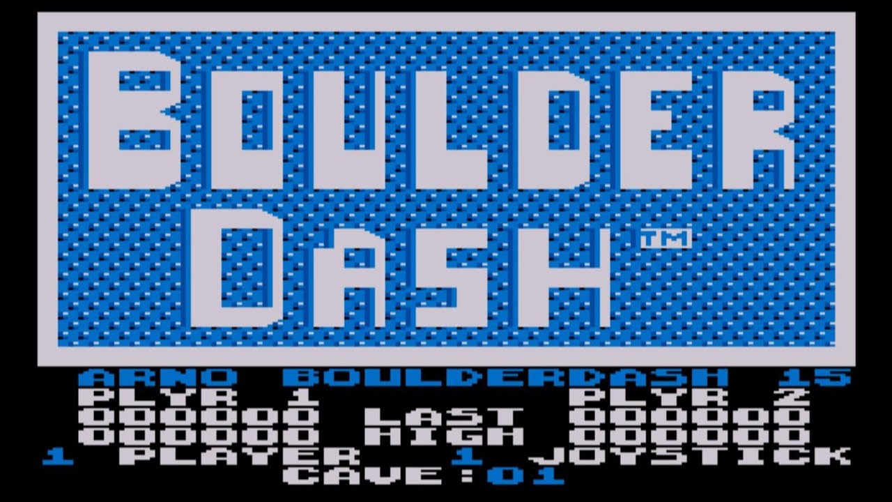 Кошмарные уровни - "Arno Boulder Dash 15"❤Atari 8-bit. FULL PLAY, проходим экстрим игру на логику!