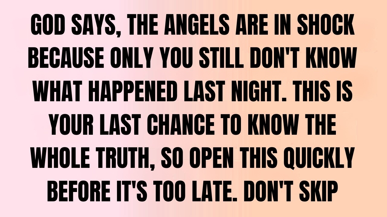 🔴GOD SAYS, THIS WILL HAPPEN IN 1 HOUR. SOMEONE WILL GIVE YOU A HUGE SURPRISE IN YOUR LIFE, DONT SKIP