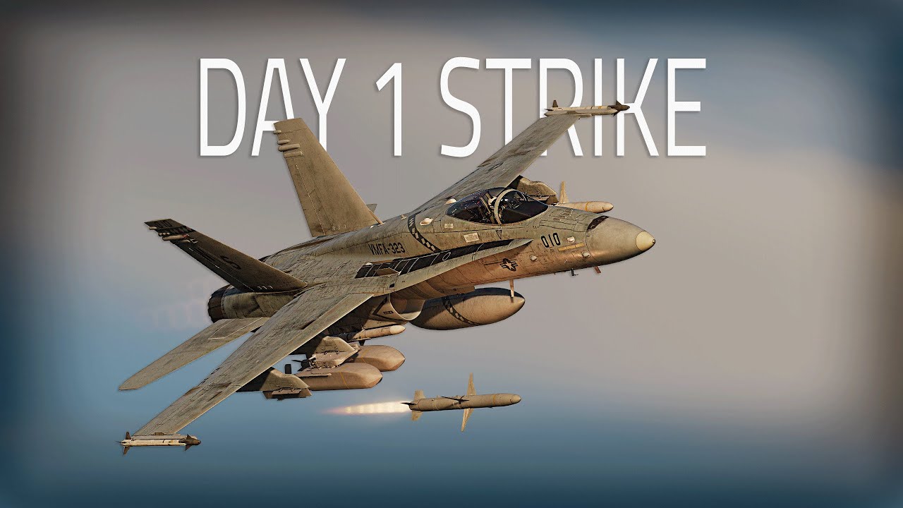 DCS F18 DAY 1 STRIKE ON GRAYFLAG