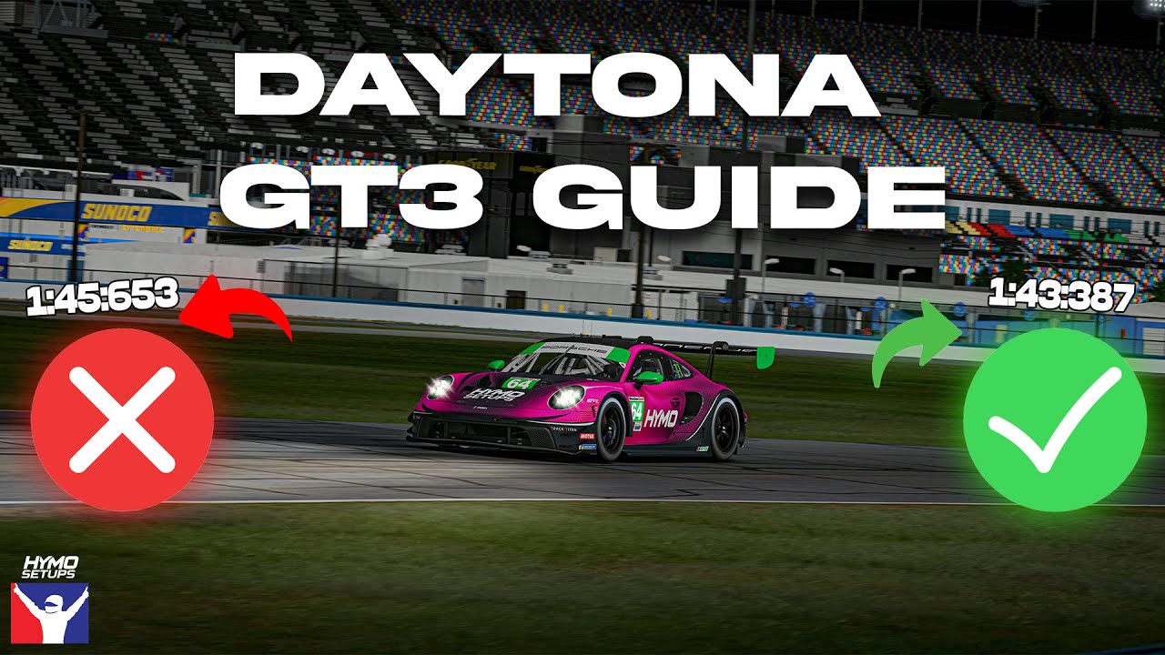 HOW TO DO DAYTONA IN iRacing | GT3 Track Guide & Tips