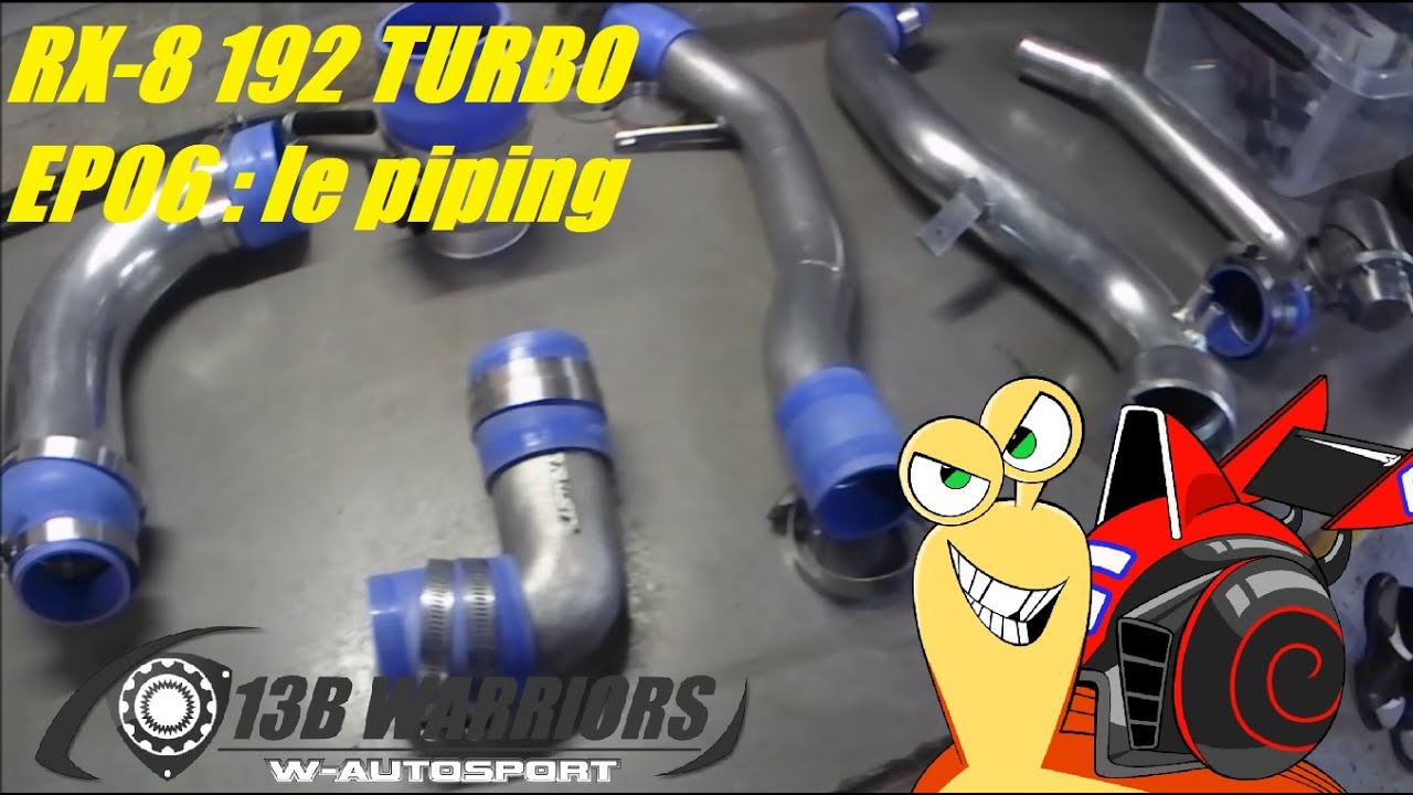 [RX8 192 GReddy TURBO KIT] EP06 : INSTALLATION DU PIPING