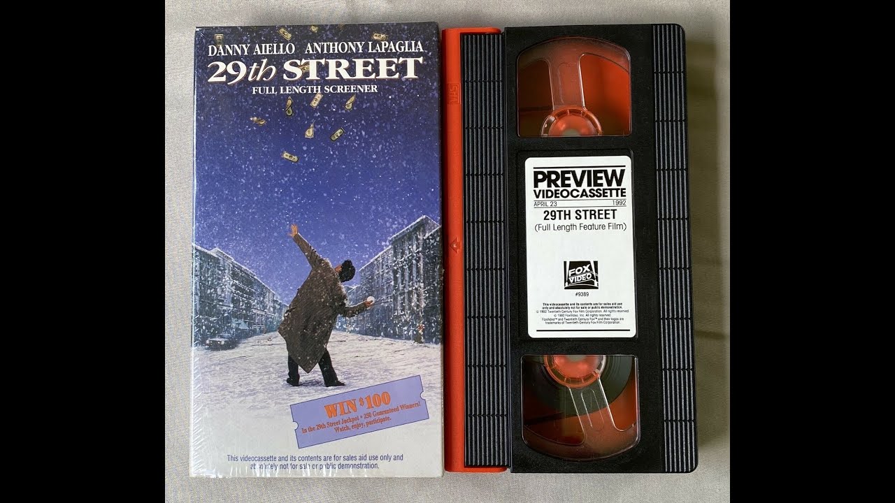 Opening And Closing To 29th Street 1992 Demo VHS (EP Mode) (Re-Done With iPhone 13).