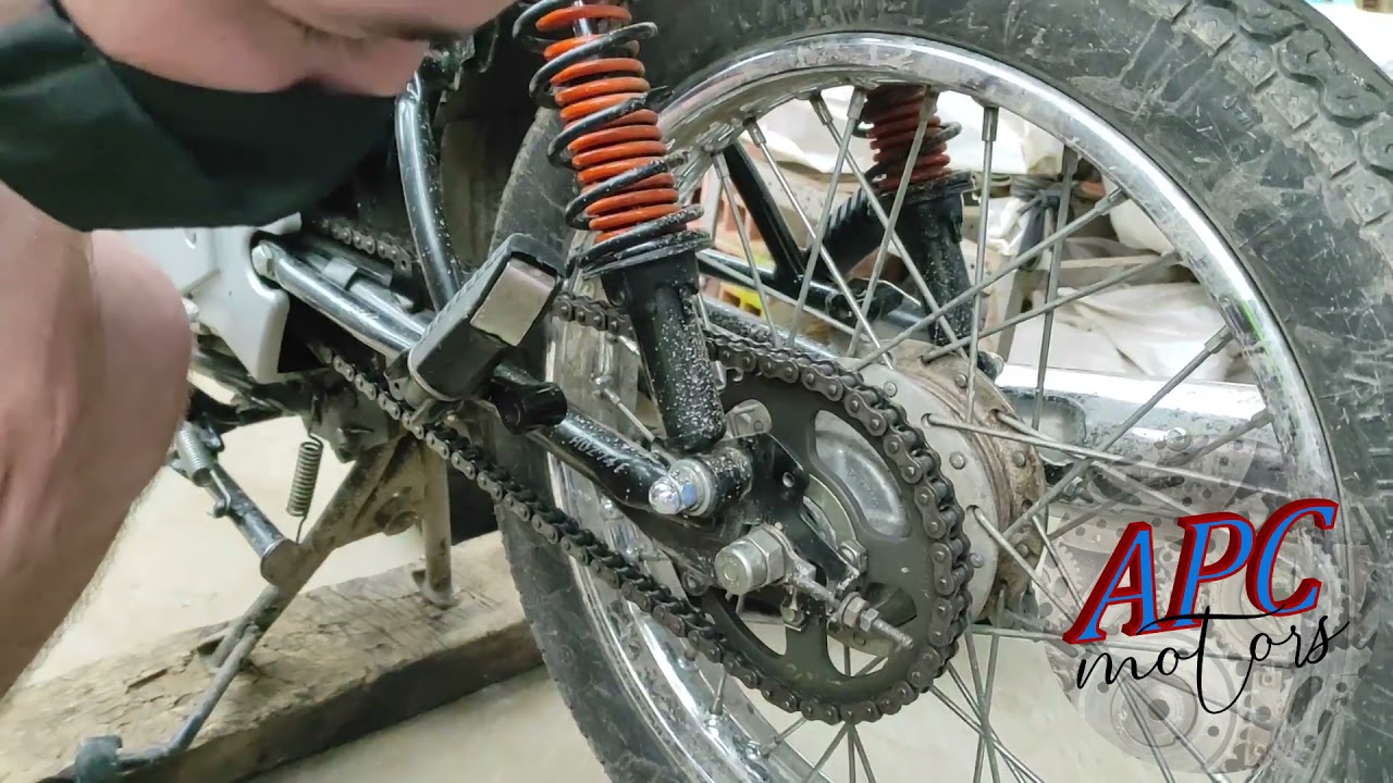 Como tensionar la cadena de una Boxer CT 100