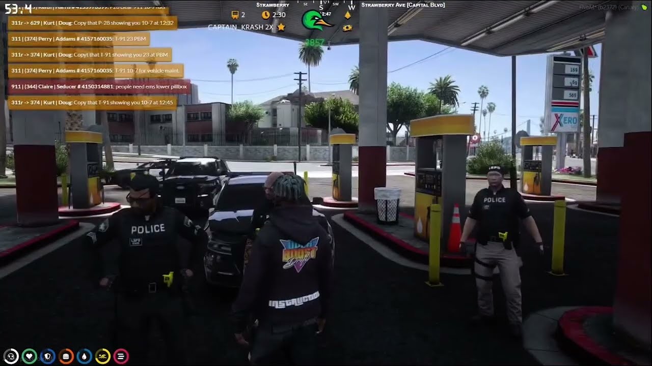 Brian Knight & Baas Baits Dwayne to Admit Sho*ting Cops at the Mandem Block | NoPixel GTA RP