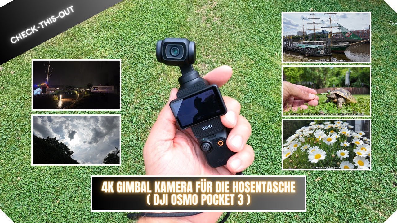4K Gimbal Kamera für die Hosentasche (DJI Osmo Pocket 3)