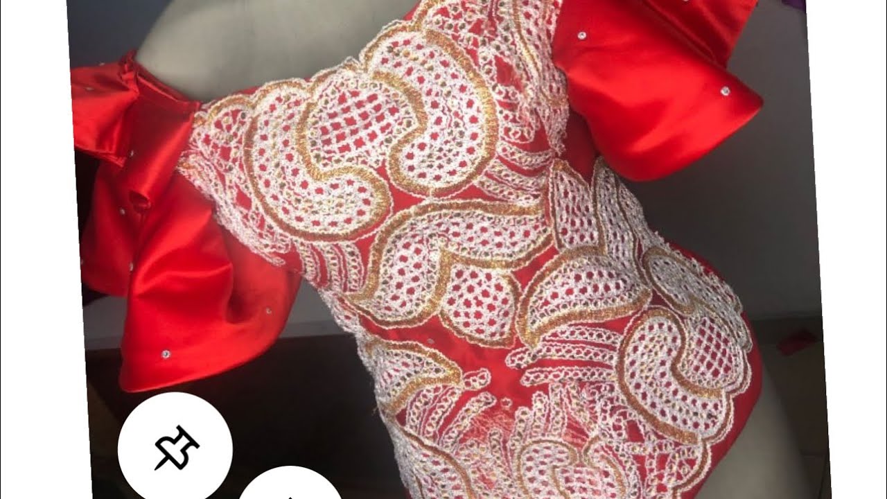 How to cut and sew a Madam blouse and properly pad the burst with just your hay stay.