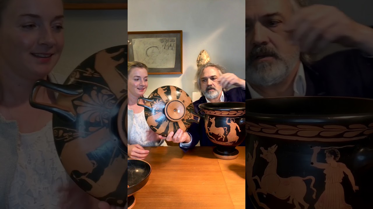 Lily and David discuss ancient repairs to vases