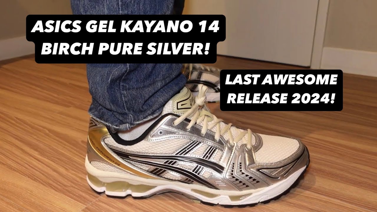 ОБЗОР КРОССОВОК ASICS GEL KAYANO 14 BIRCH PURE SILVER COLORWAY! ПОСЛЕДНИЙ ВЫПУСК 2024 ГОДА!