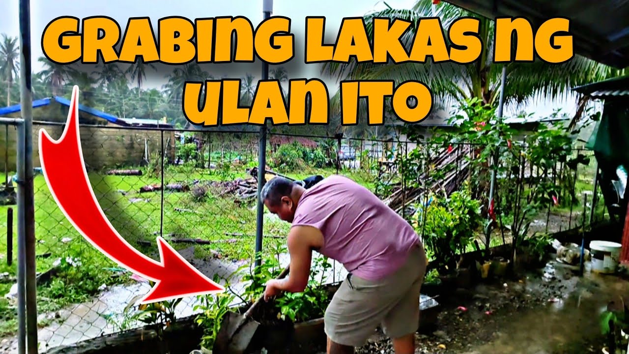 WALANG HUMPAY ANG PAG BUHOS NG MALAKAS NA ULAN