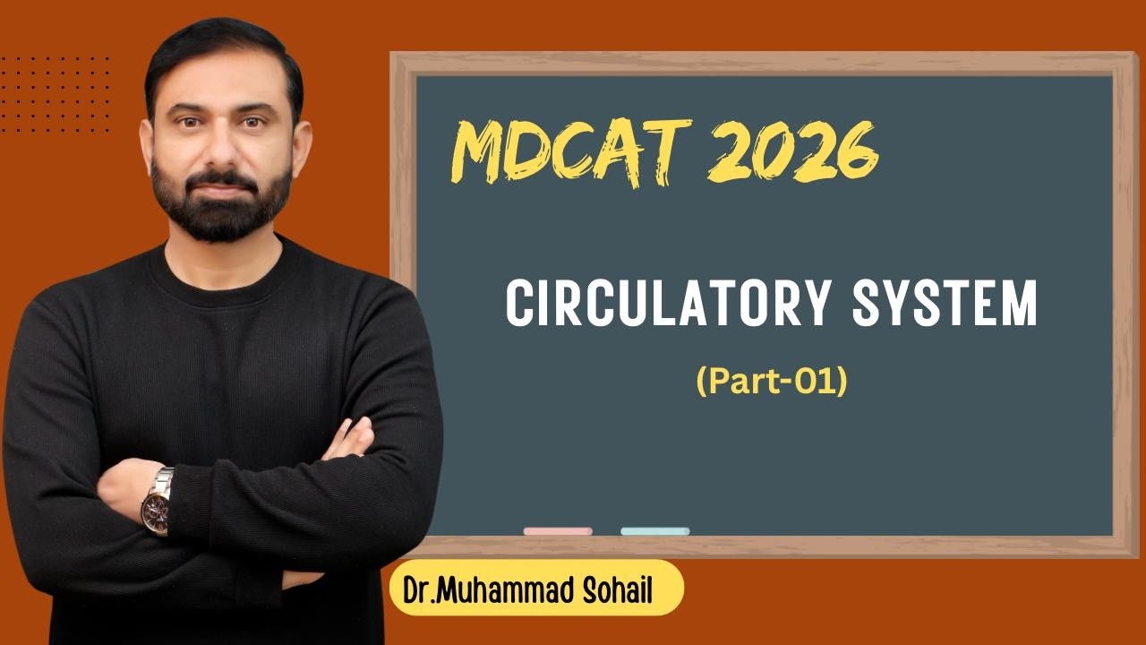 MDCAT 2026 | Lecture 18  | Circulation Part-01 |  Dr Sohail