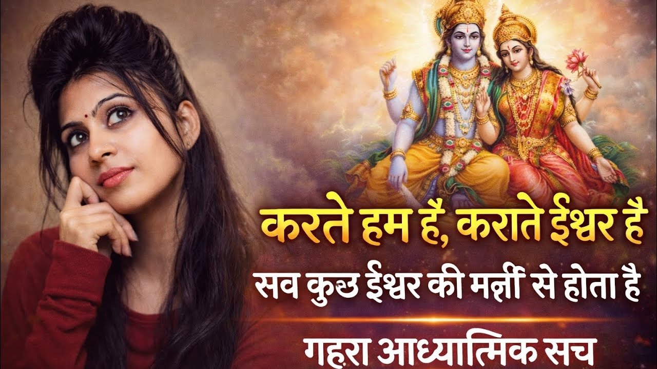 करते हम हैं, कराते ईश्वर हैं | सब कुछ ईश्वर की मर्जी से होता है – गहरा आध्यात्मिक सच🕉️🚩🙏
