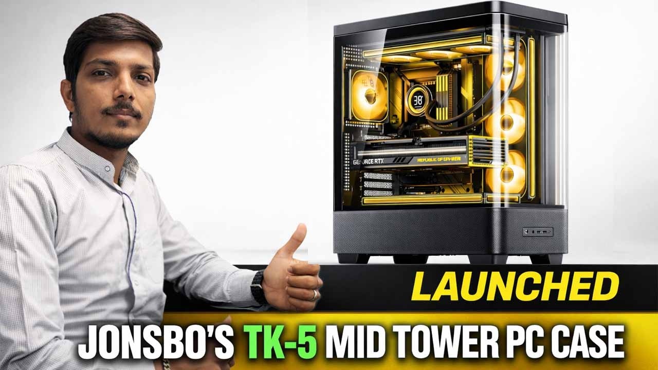 Obudowa typu mid-tower JONSBO TK-5 z podw&oacute;jnie zakrzywionym szkłem &ndash; wyjaśnienie wszystkich specy...