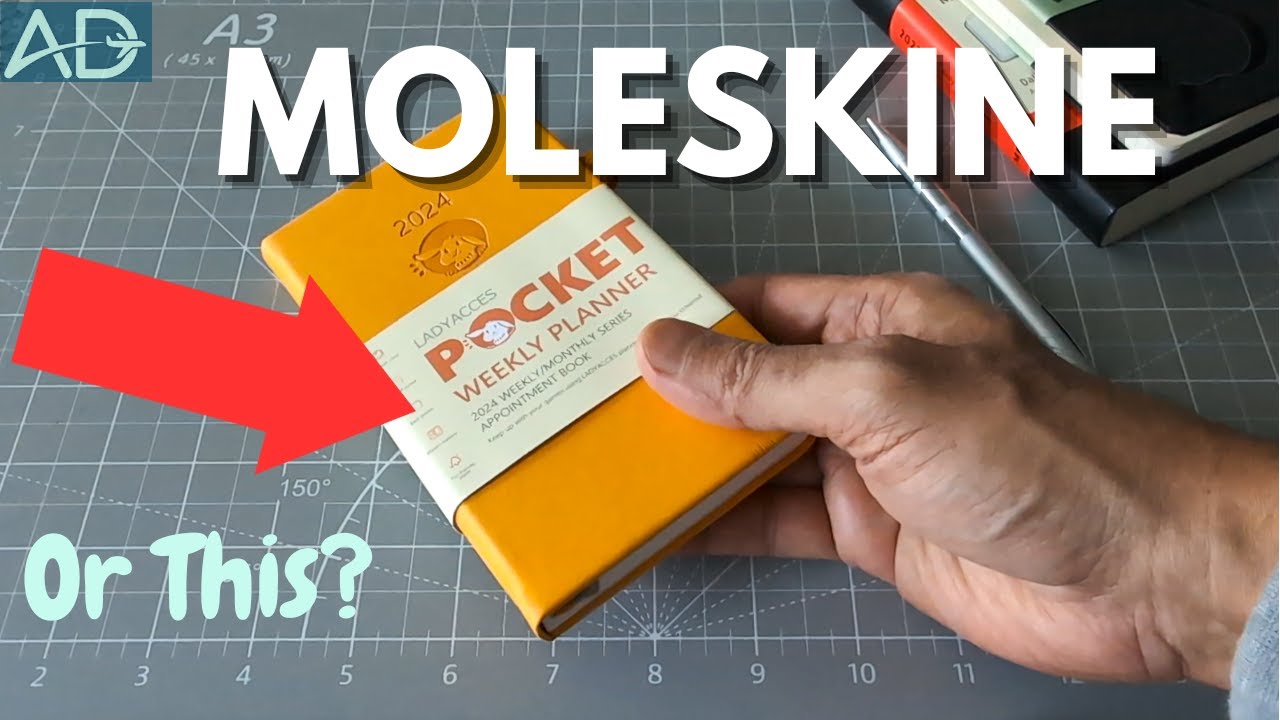 Best 2024 Moleskine Weekly Planner Alternative | LADYACCES 2024 Weekly and Monthly Pocket Planner