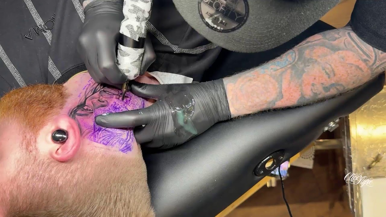 LIVE TATTOO SESSION: NECK TATTOO 💀