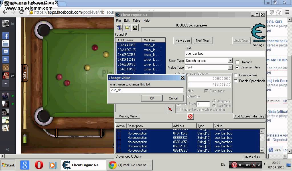Pool live tour dragon hack cheat engine 6.1 by:emanuel eno