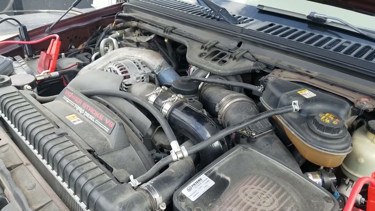 AE1084  2006 FORD F250 SUPER DUTY 6.0L DIESEL ENGINE OKAUTOPARTSMS