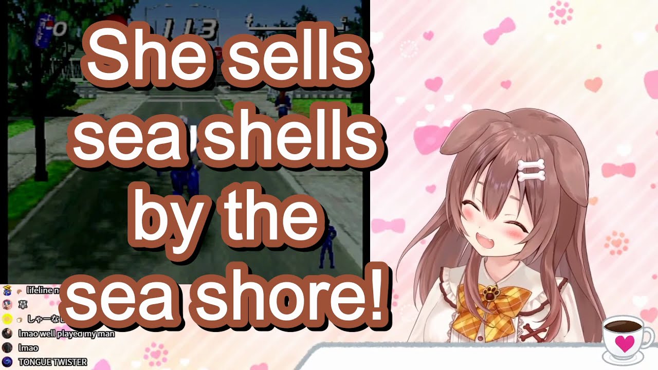 Korone struggles with a tongue twister [ENG Subs]