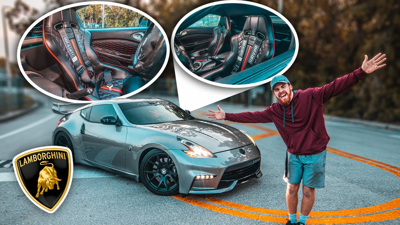 I Gave My NISSAN a LAMBORGHINI INTERIOR..and it Looks AMAZING!!
