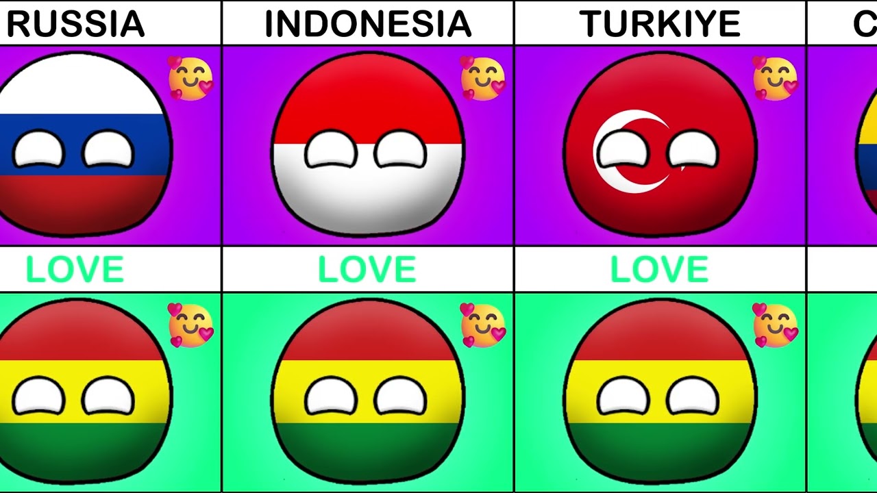🇧🇴 Countries That Love or Hate Bolivia | Countryballs Animation 🌍