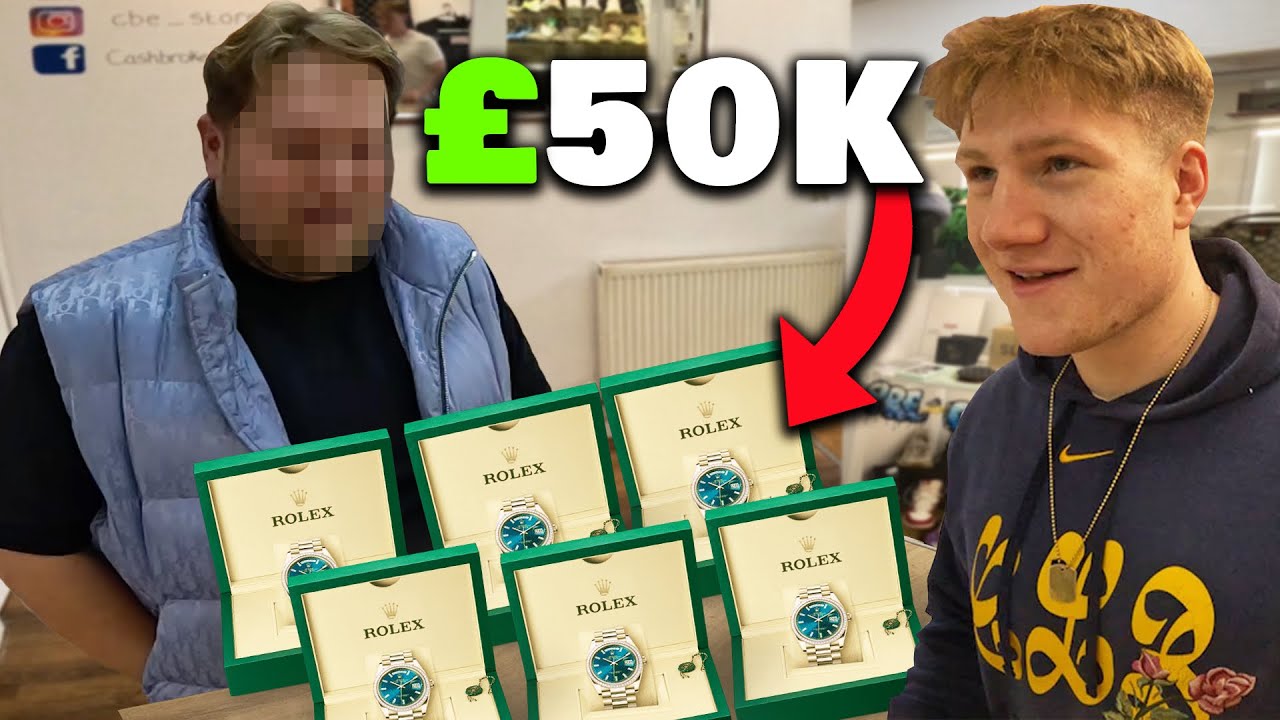 Богатые клиенты продают огромную коллекцию часов Rolex!