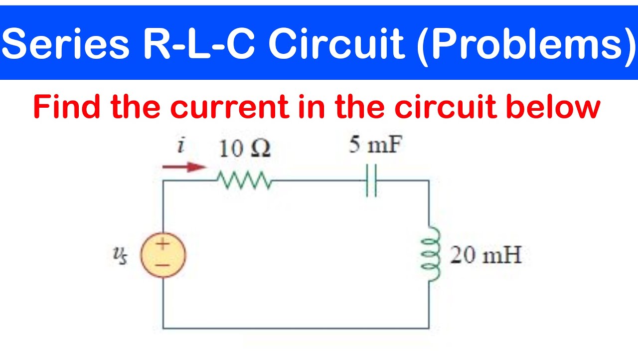 37 - Series RLC Circuits with Solved Examples | Solving AC Circuit Problems
