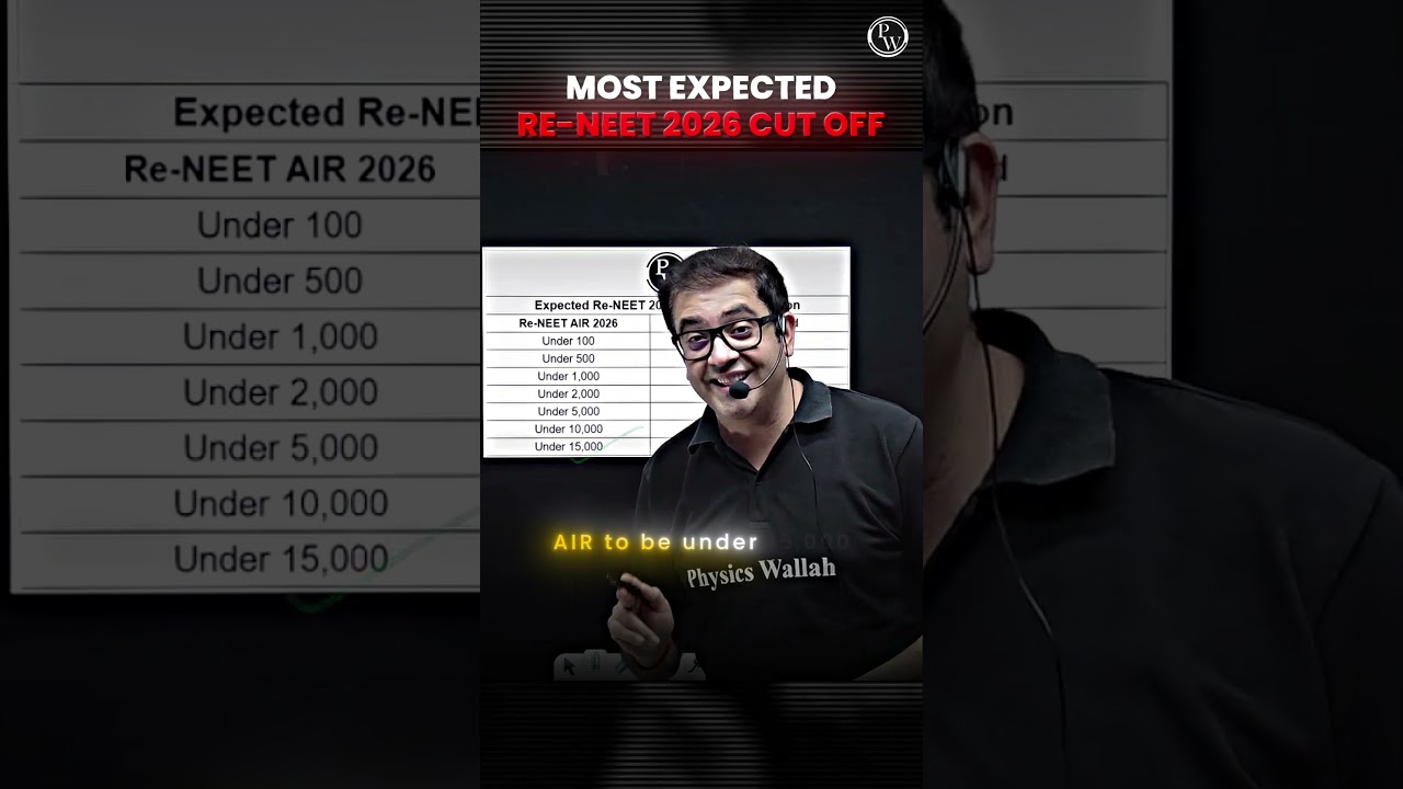 Most Expected RE-NEET 2026 Cut Off 📉 | Category Wise Safe Score Analysis