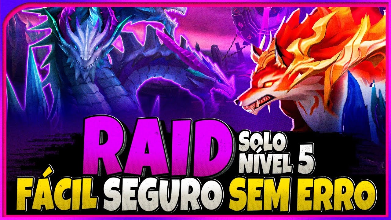 Raid R5 Solo Fácil! Time Seguro para Farmar sem Falhas | Summoners War Brasil